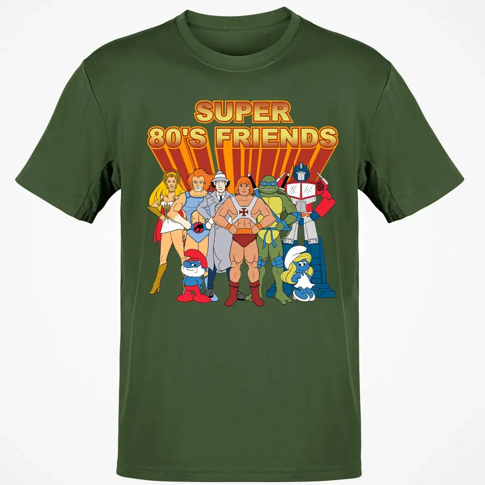 Super 80s Friends Classic Unisex T-Shirt - 7