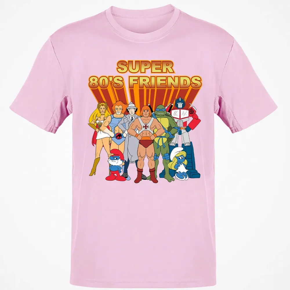 Super 80s Friends Classic Unisex T-Shirt - 6