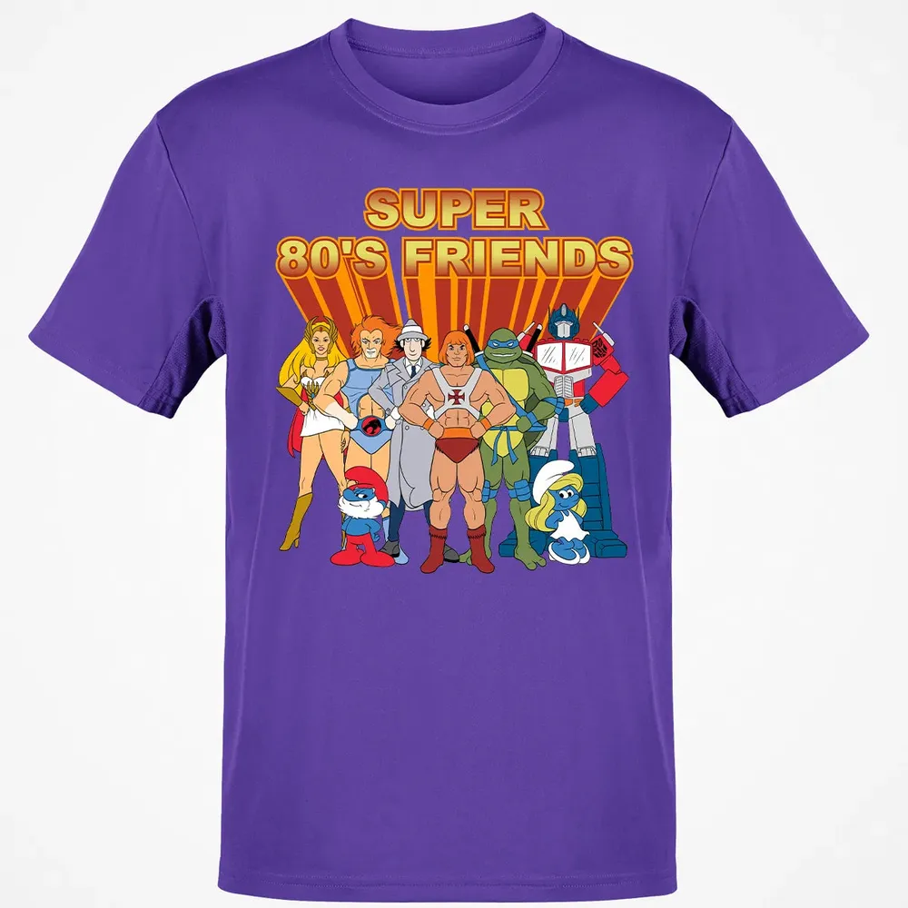Super 80s Friends Classic Unisex T-Shirt - 10