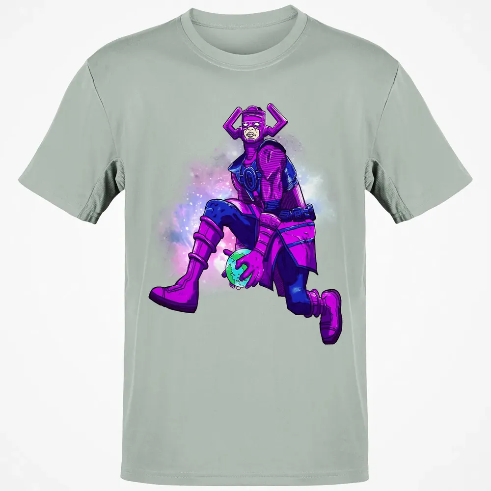 Galactus dunking earth in a black hole Classic Unisex T-Shirt - 3