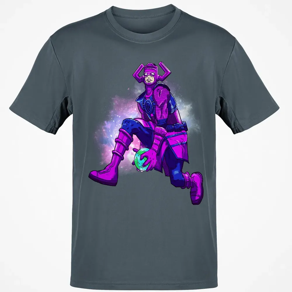 Galactus dunking earth in a black hole Classic Unisex T-Shirt - 4