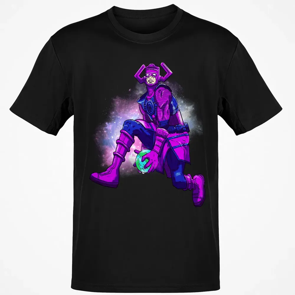Galactus dunking earth in a black hole Classic Unisex T-Shirt - 2