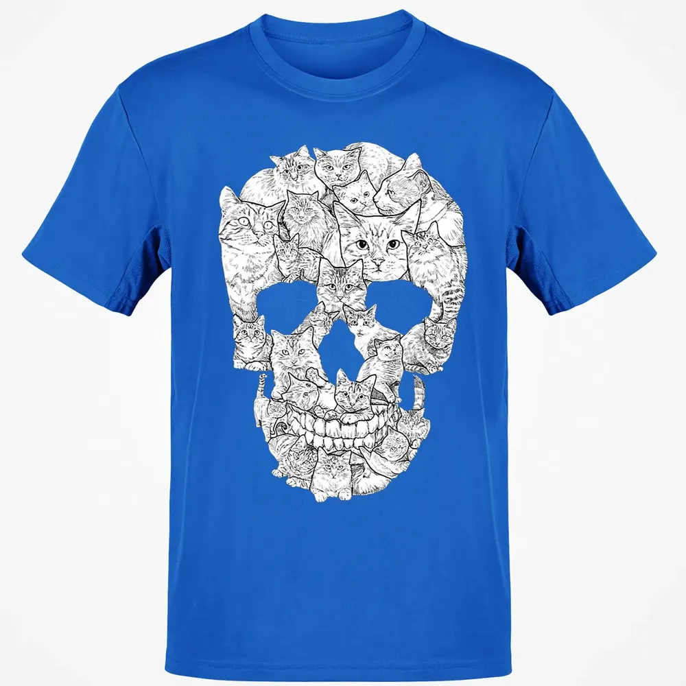 Cat Skull    Kitty Skeleton Halloween Costume Idea Classic Unisex T-Shirt - 12