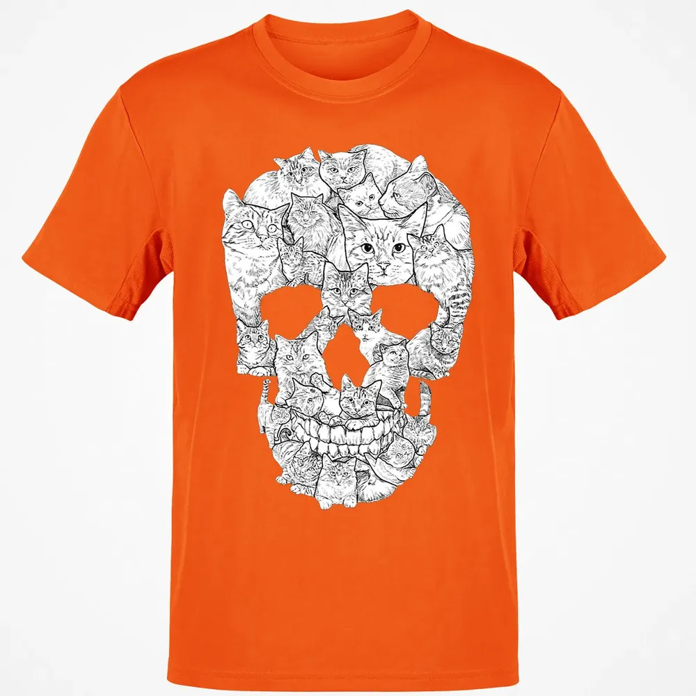 Cat Skull    Kitty Skeleton Halloween Costume Idea Classic Unisex T-Shirt - 9