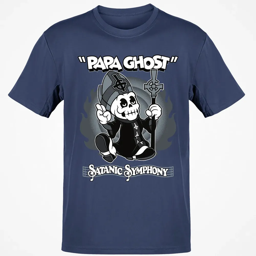 Papa Ghost Classic Unisex T-Shirt - 8