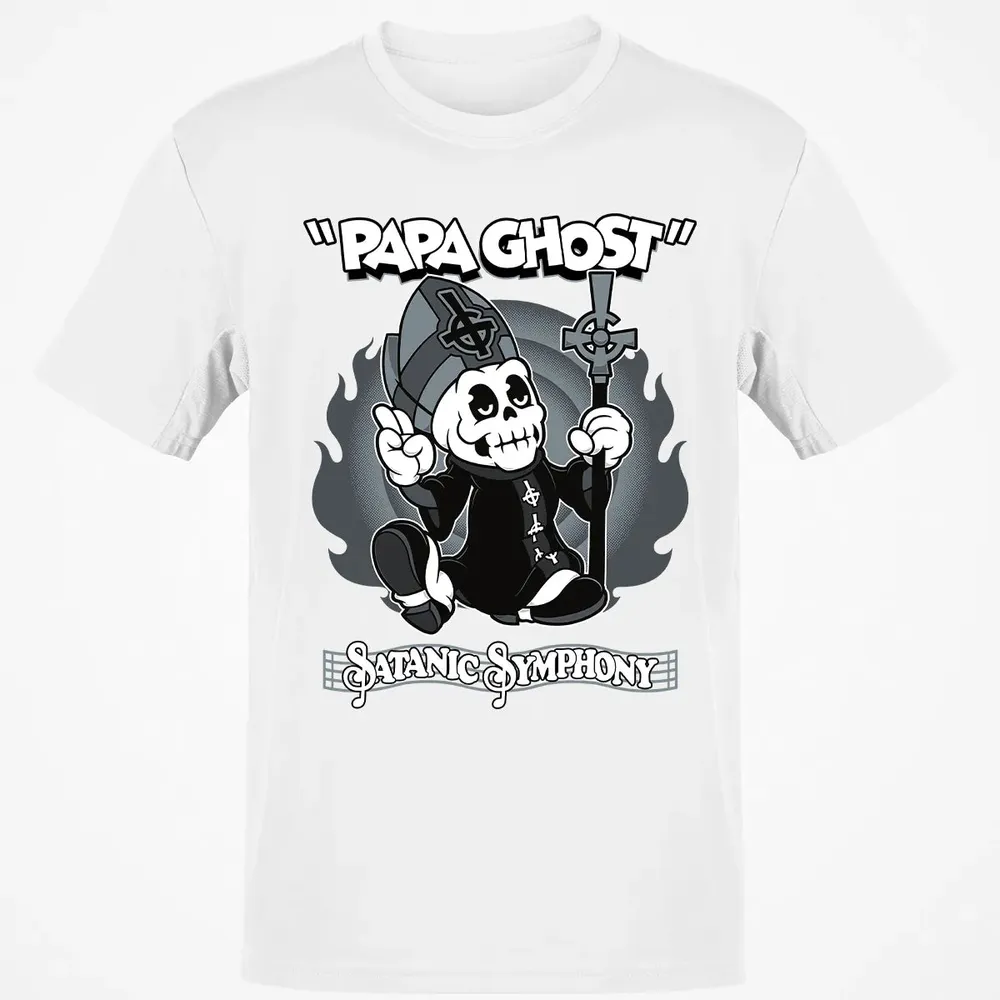 Papa Ghost Classic Unisex T-Shirt - 13