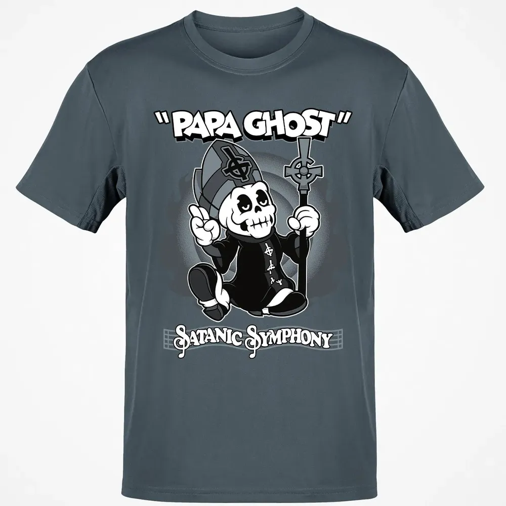 Papa Ghost Classic Unisex T-Shirt - 4