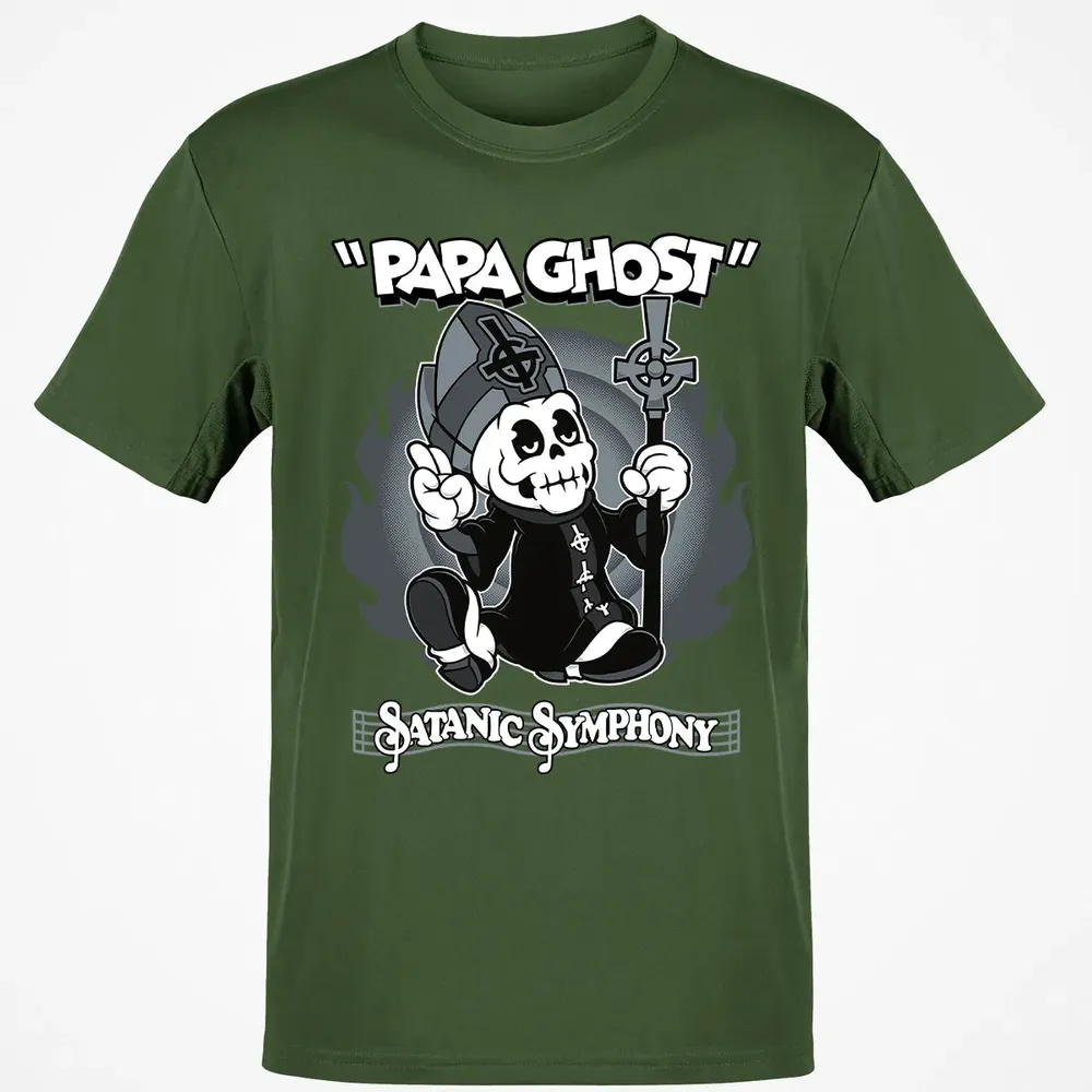 Papa Ghost Classic Unisex T-Shirt - 7