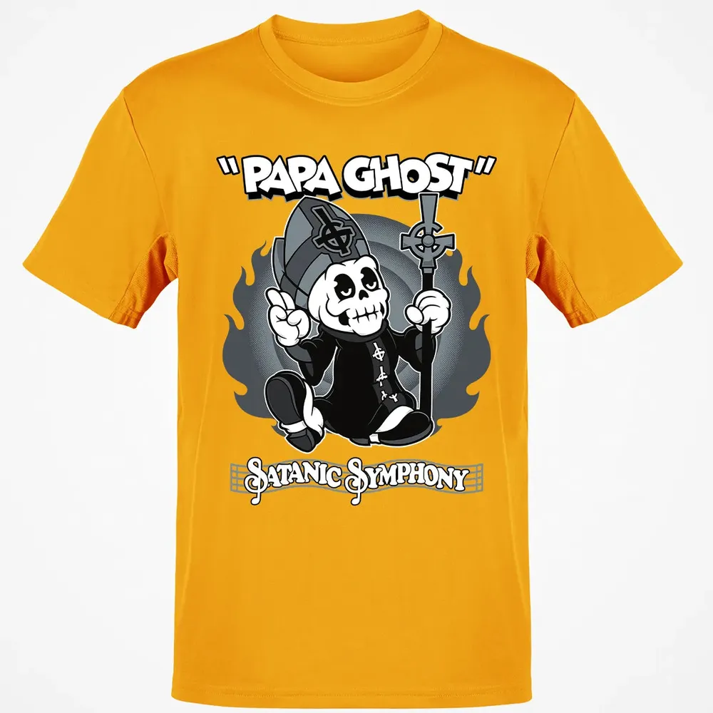 Papa Ghost Classic Unisex T-Shirt - 5