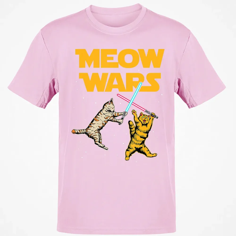 Meow Wars   Funny Cat Lover Gift Classic Unisex T-Shirt - 6