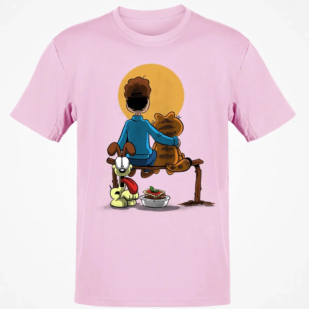 Family Gazing at the Moon Classic Unisex T-Shirt - 6
