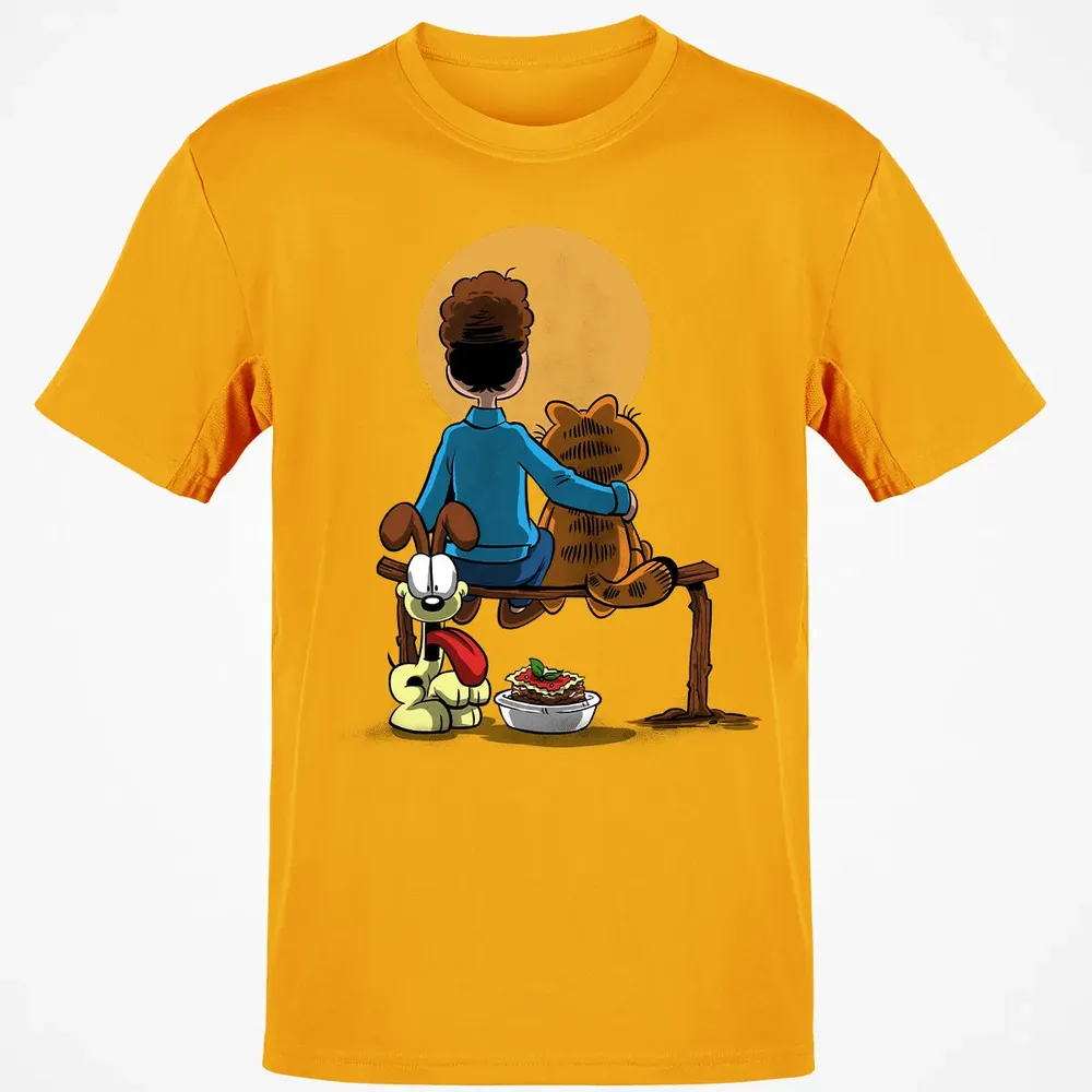 Family Gazing at the Moon Classic Unisex T-Shirt - 5
