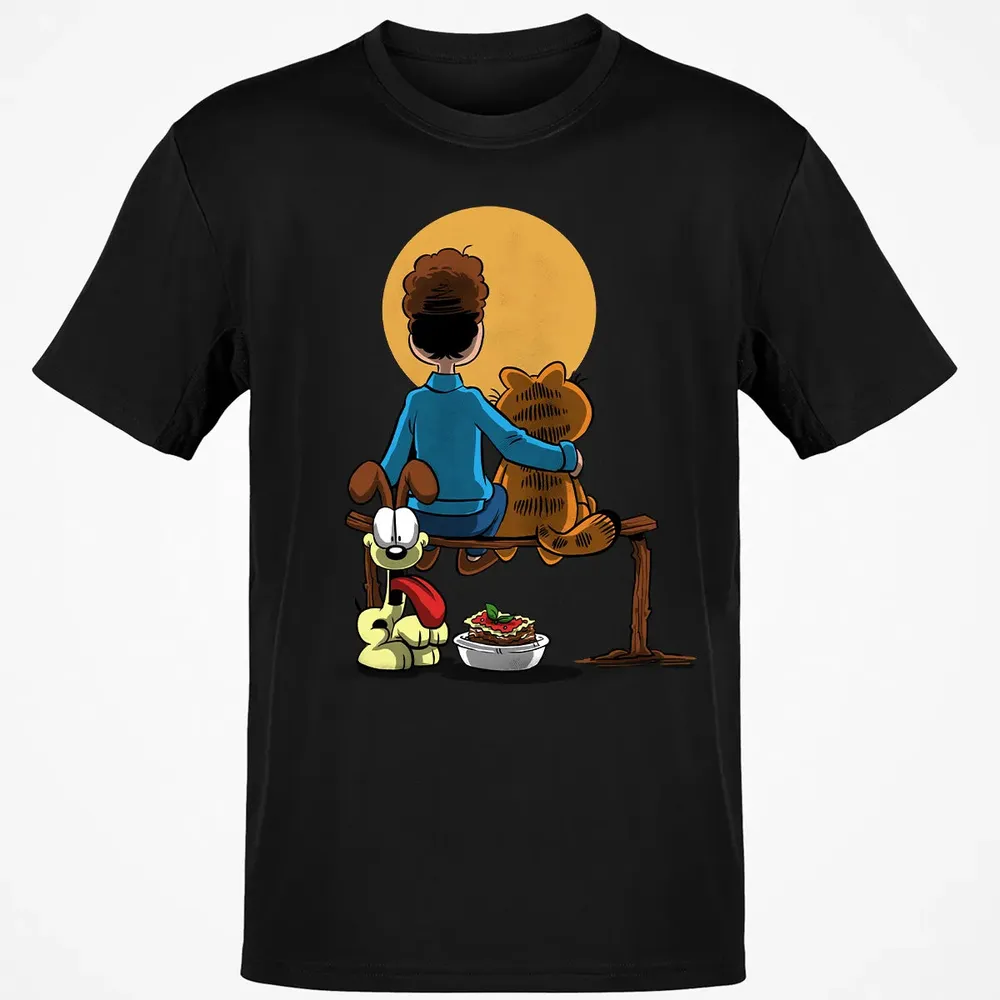 Family Gazing at the Moon Classic Unisex T-Shirt - 2