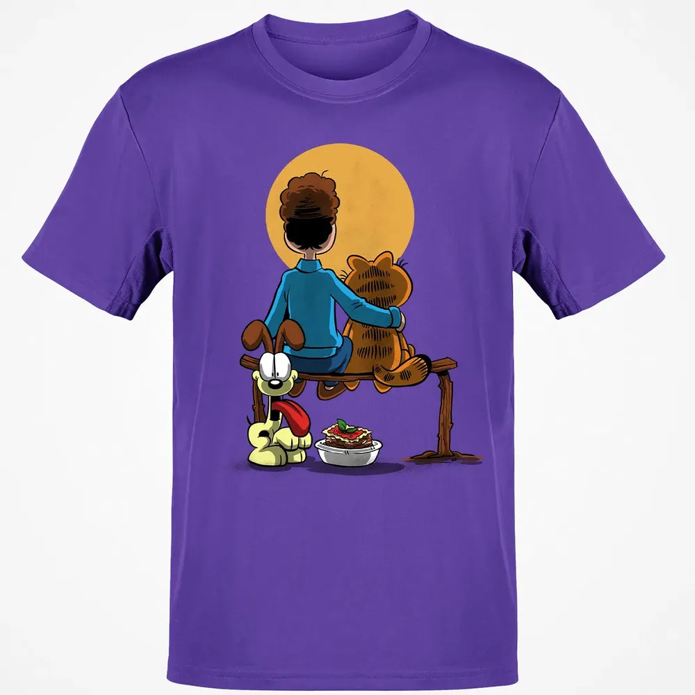 Family Gazing at the Moon Classic Unisex T-Shirt - 10