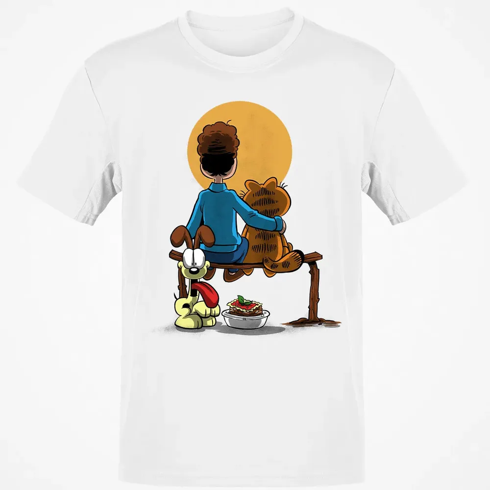 Family Gazing at the Moon Classic Unisex T-Shirt - 13