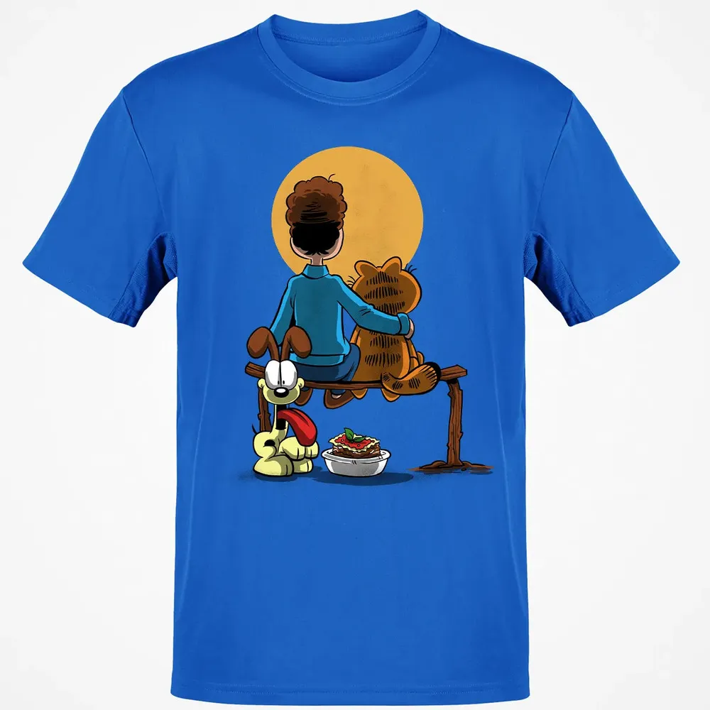 Family Gazing at the Moon Classic Unisex T-Shirt - 12