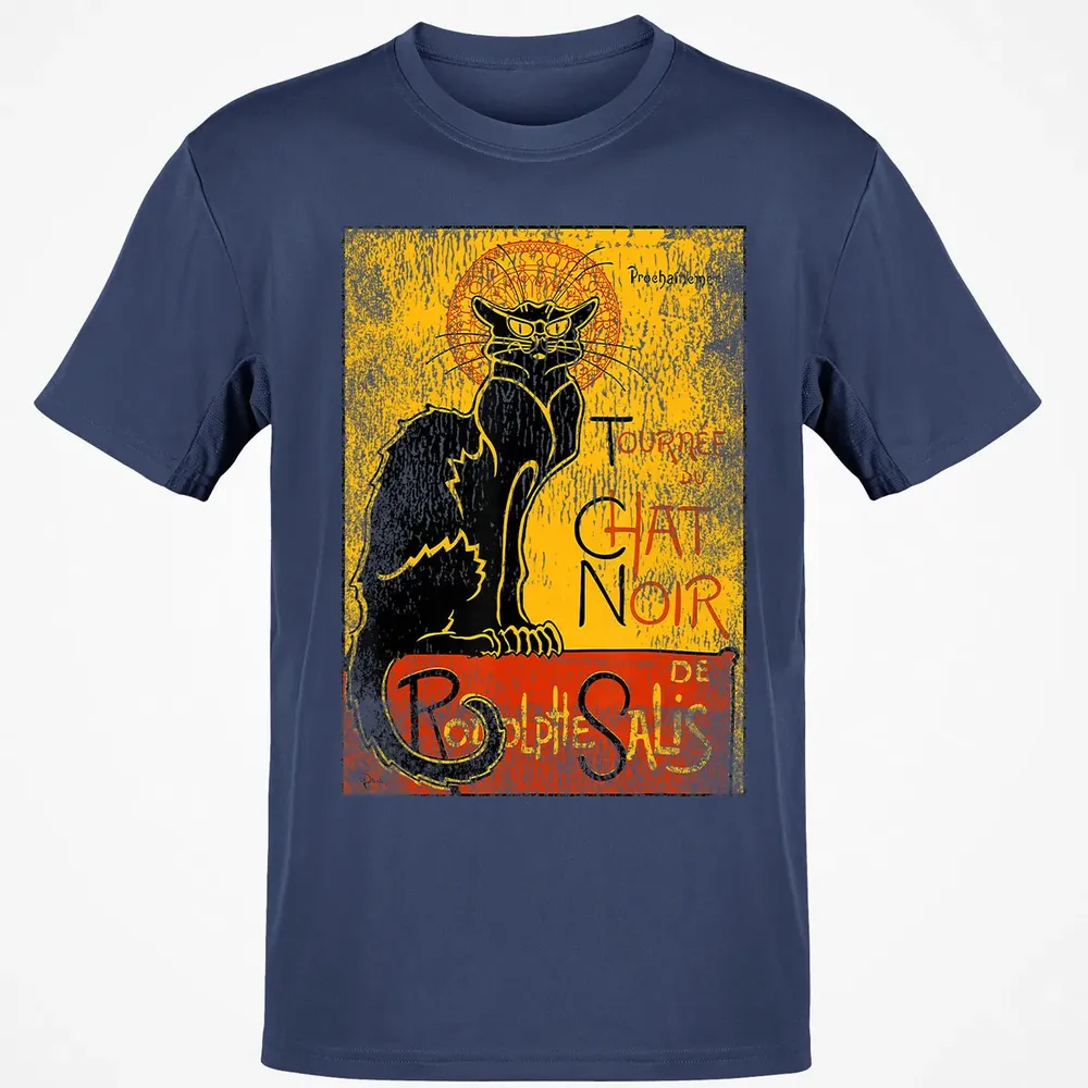 Vintage Tournee du Chat Noir Black Cat Gift For Halloween Classic Unisex T-Shirt - 8