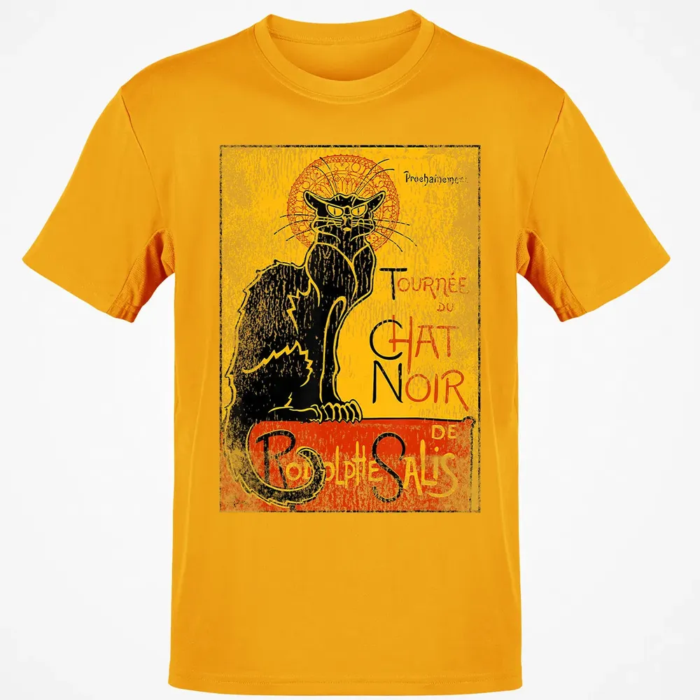 Vintage Tournee du Chat Noir Black Cat Gift For Halloween Classic Unisex T-Shirt - 5