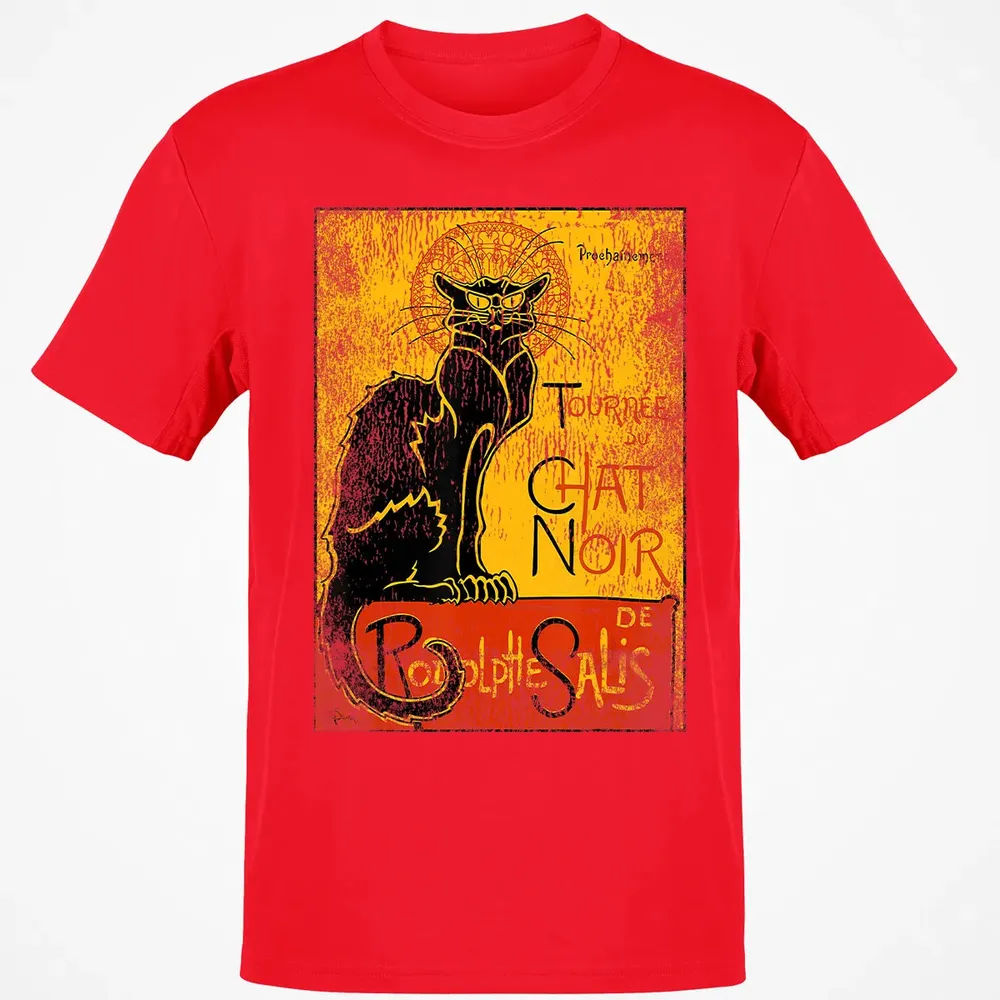 Vintage Tournee du Chat Noir Black Cat Gift For Halloween Classic Unisex T-Shirt - 11
