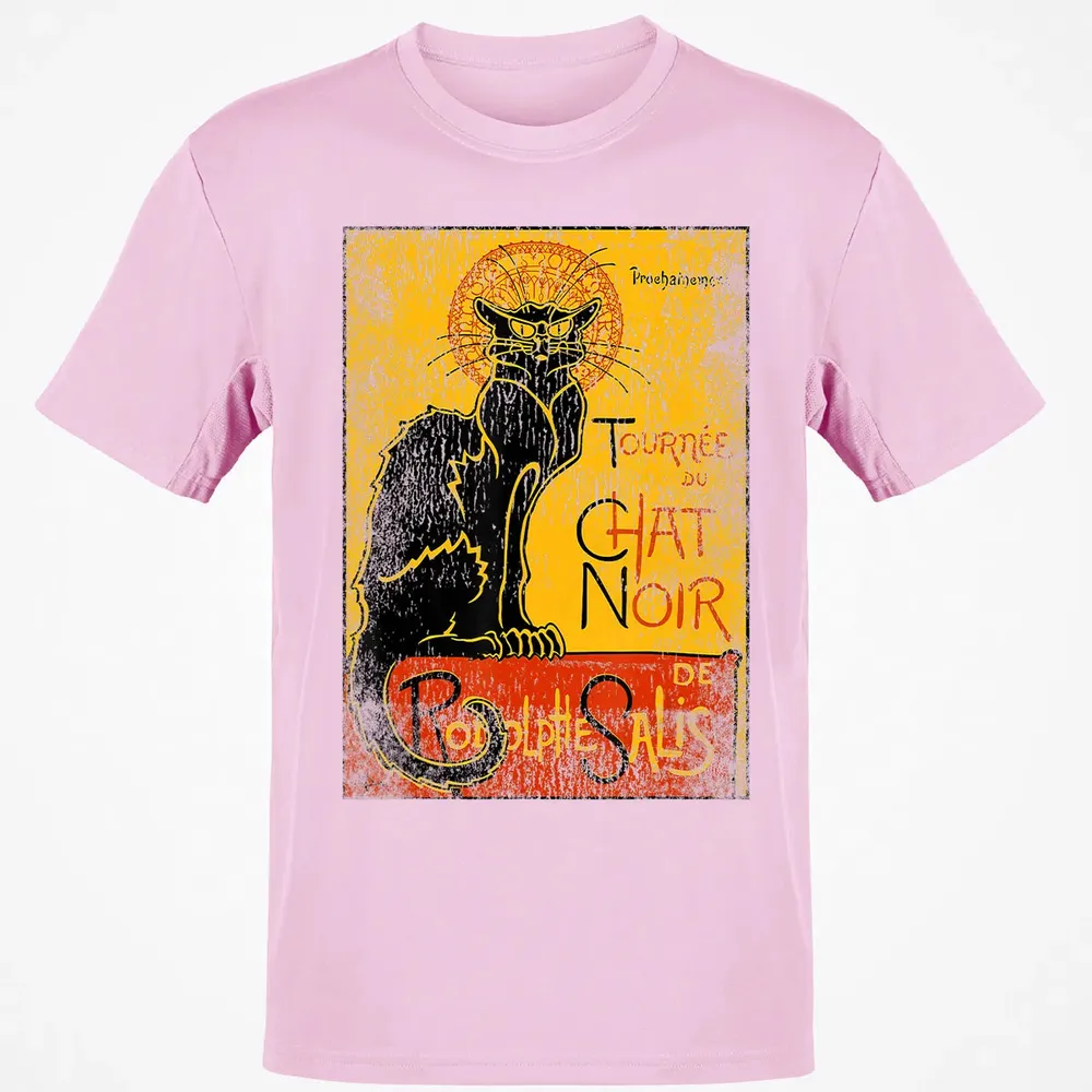 Vintage Tournee du Chat Noir Black Cat Gift For Halloween Classic Unisex T-Shirt - 6