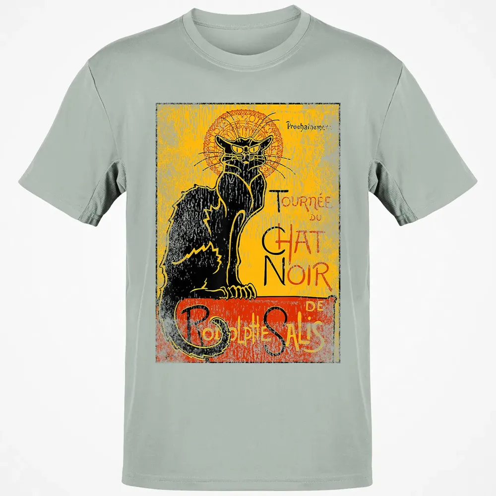 Vintage Tournee du Chat Noir Black Cat Gift For Halloween Classic Unisex T-Shirt - 3