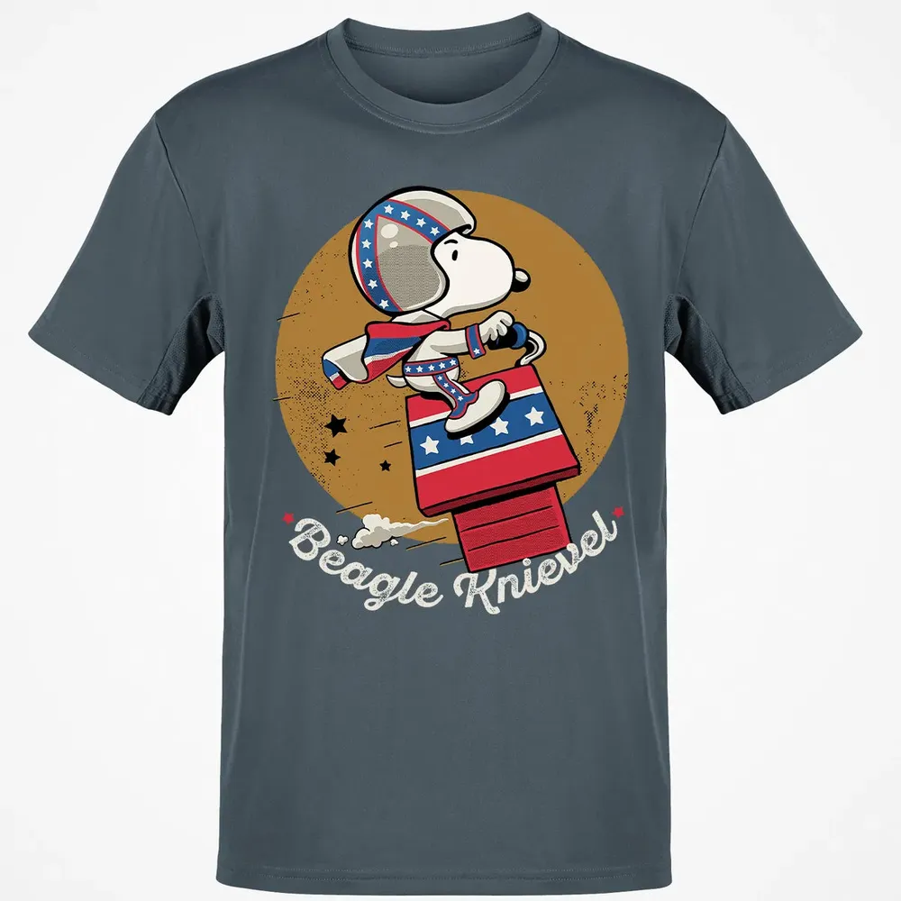Beagle Knievel Classic Unisex T-Shirt - 4