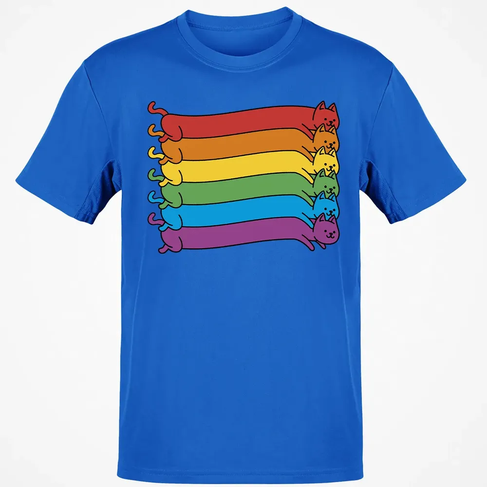Rainbow Cats Pride Flag Classic Unisex T-Shirt - 12