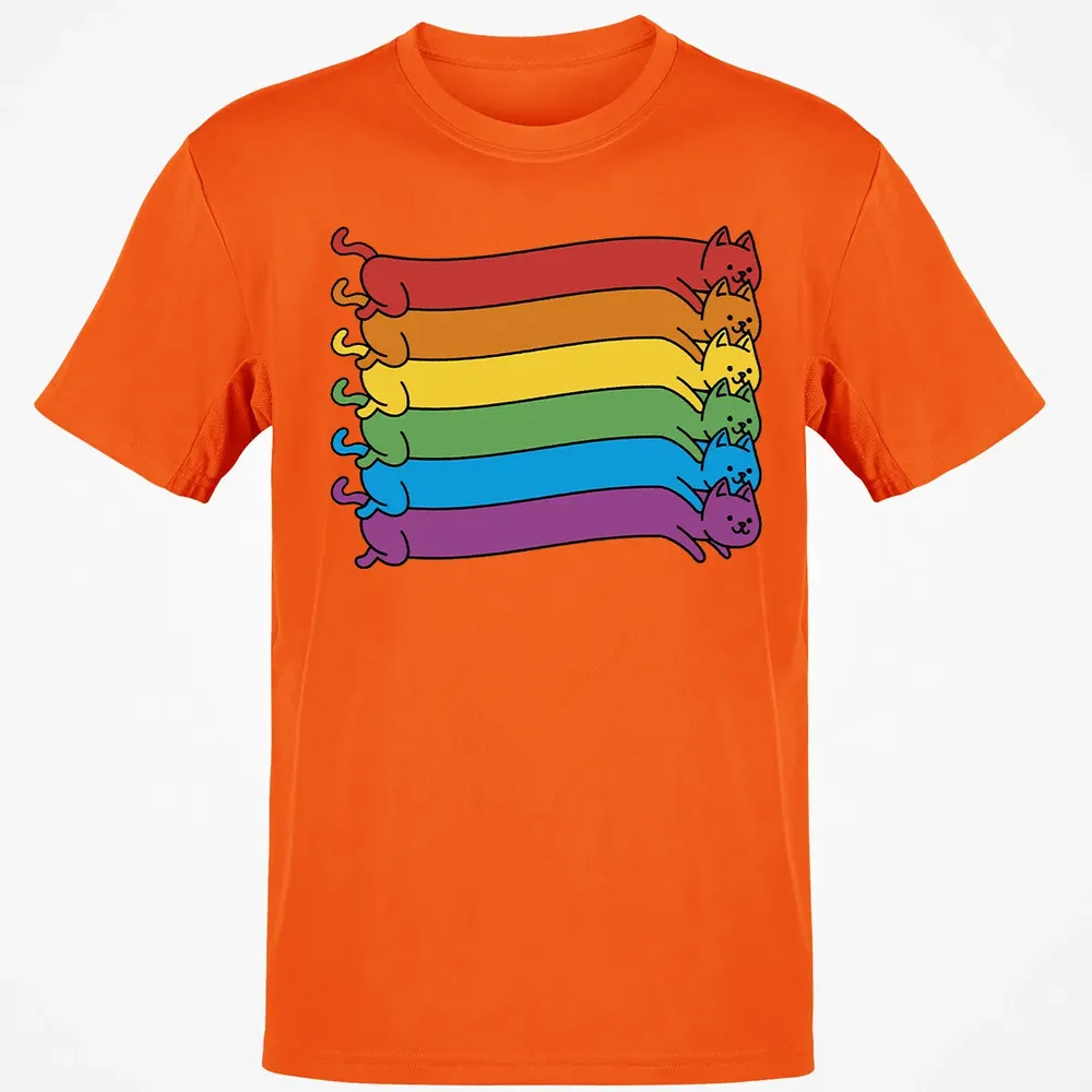 Rainbow Cats Pride Flag Classic Unisex T-Shirt - 9
