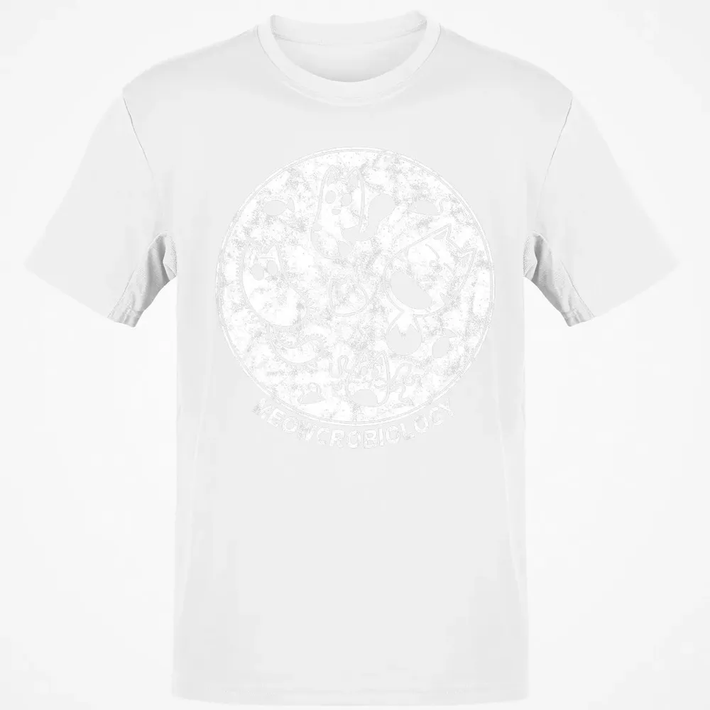 Cute Cat Distressed Bacteria Microbiology Science Classic Unisex T-Shirt - 13