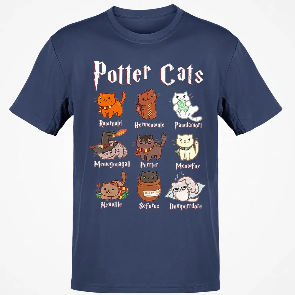 Potter Cats    Funny gift for Cat Lovers Classic Unisex T-Shirt - 8