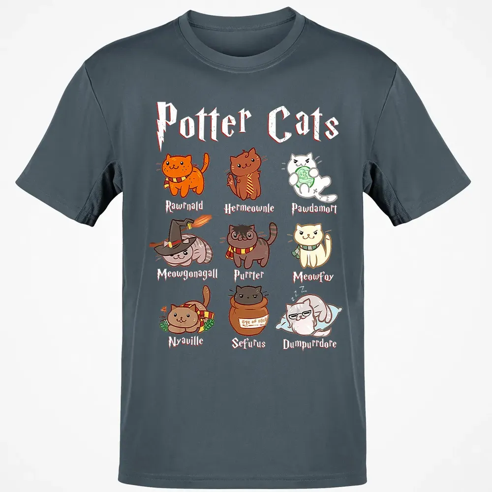 Potter Cats    Funny gift for Cat Lovers Classic Unisex T-Shirt - 4