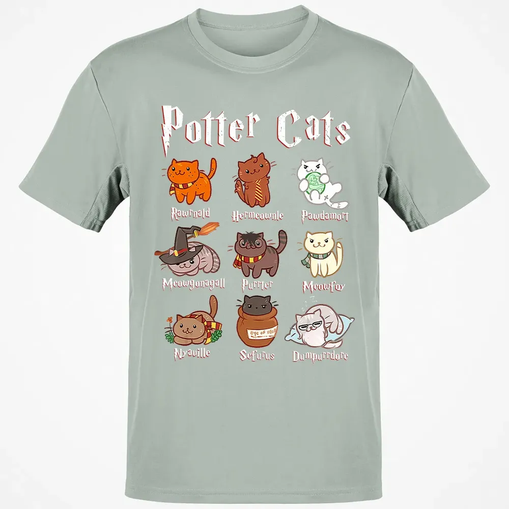 Potter Cats    Funny gift for Cat Lovers Classic Unisex T-Shirt - 3