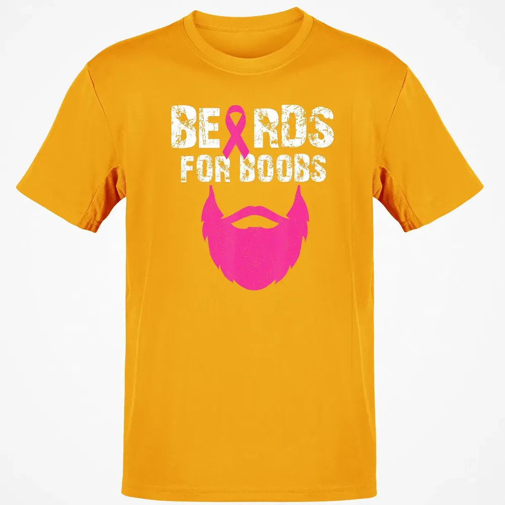 Beards for boobs Breast cancer awareness Classic Unisex T-Shirt - 5