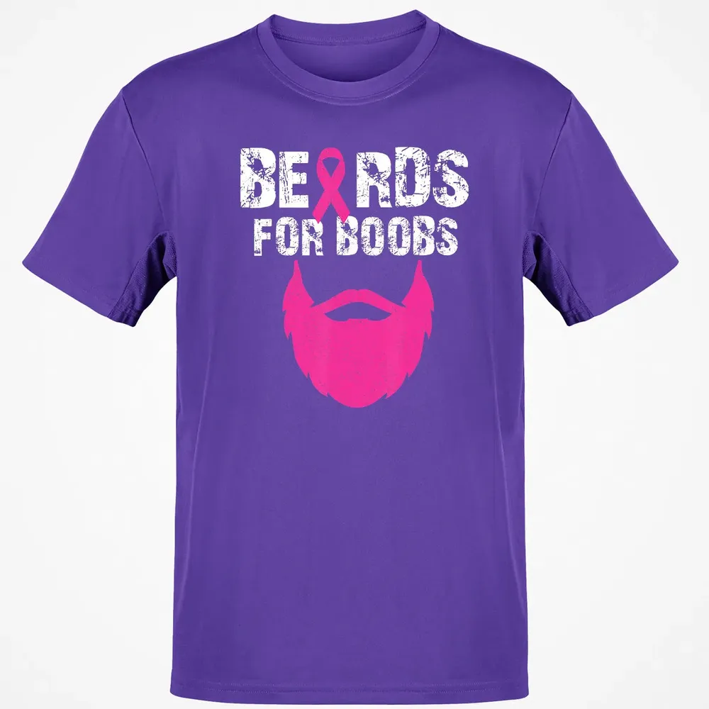 Beards for boobs Breast cancer awareness Classic Unisex T-Shirt - 10