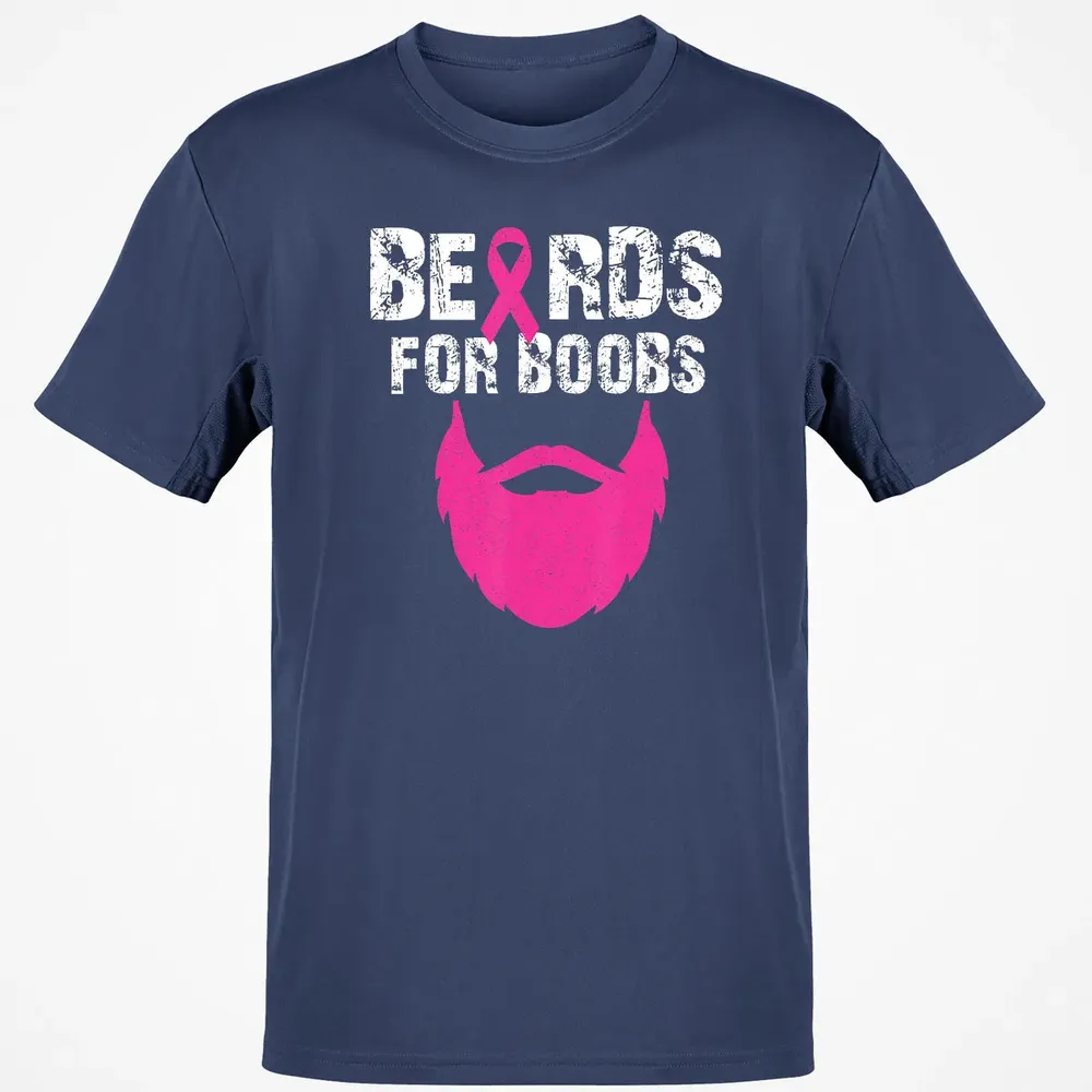 Beards for boobs Breast cancer awareness Classic Unisex T-Shirt - 8