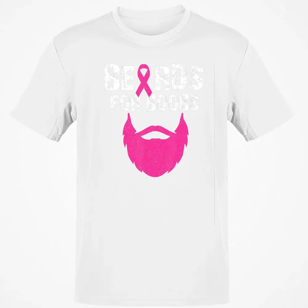Beards for boobs Breast cancer awareness Classic Unisex T-Shirt - 13