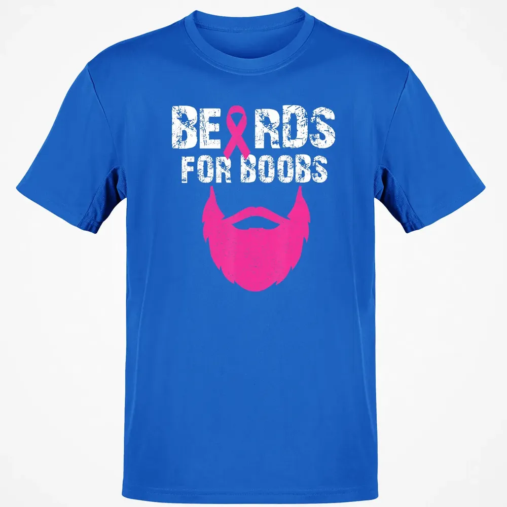 Beards for boobs Breast cancer awareness Classic Unisex T-Shirt - 12