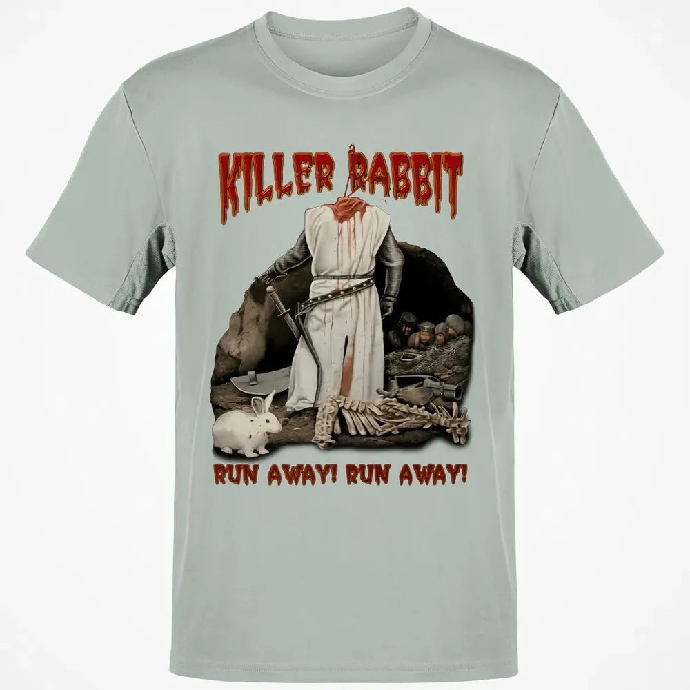 Killer Rabbit Run Away Classic Unisex T-Shirt - 3