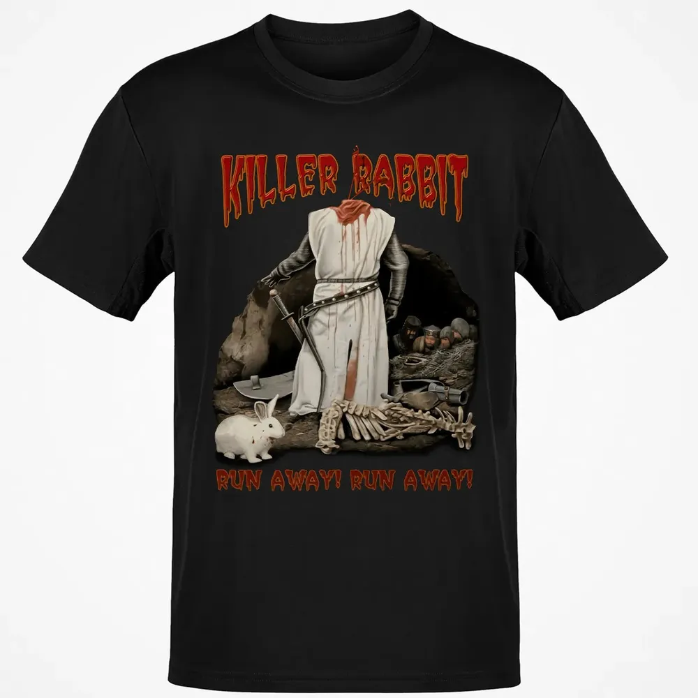 Killer Rabbit Run Away Classic Unisex T-Shirt - 2