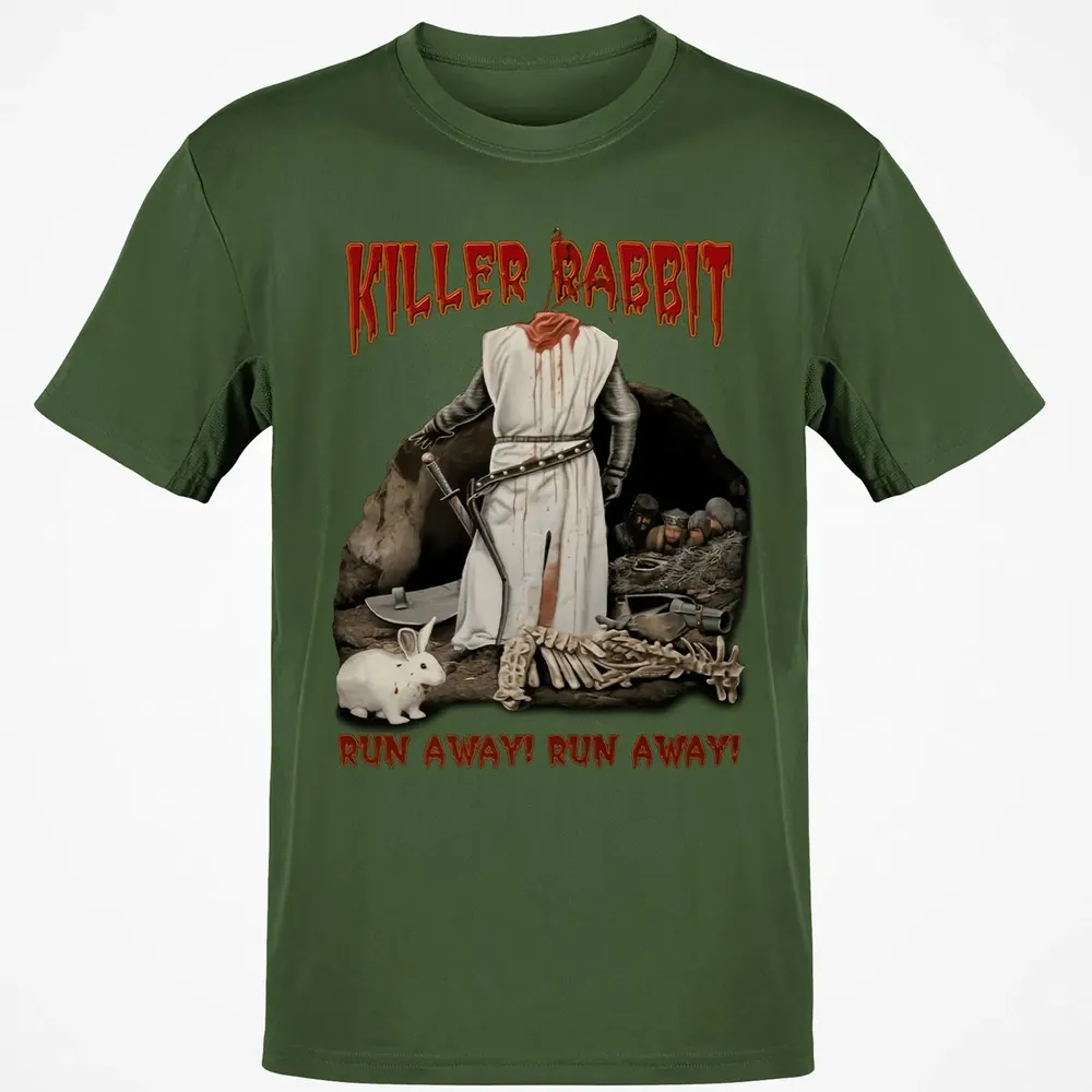 Killer Rabbit Run Away Classic Unisex T-Shirt - 7