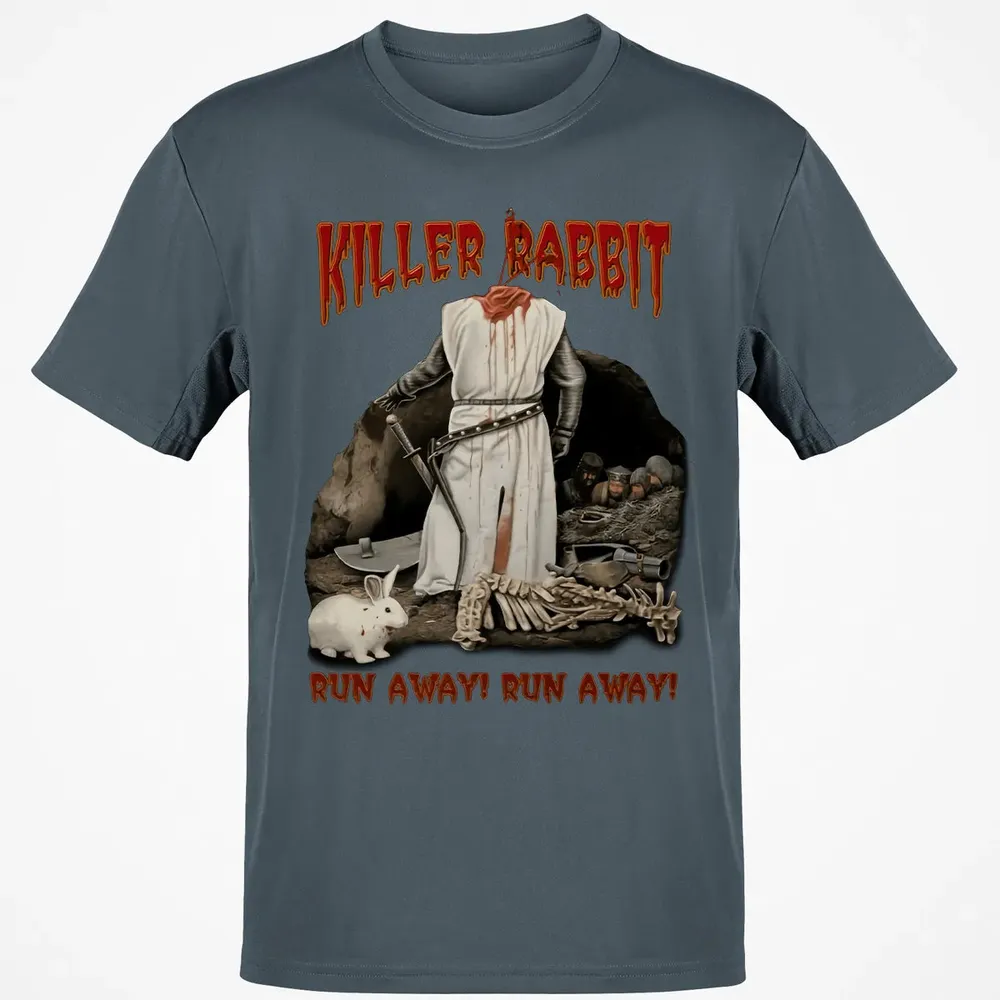 Killer Rabbit Run Away Classic Unisex T-Shirt - 4