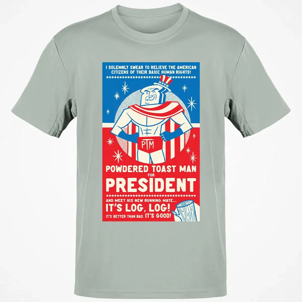 Powdered Toast Man For President Classic Unisex T-Shirt - 3