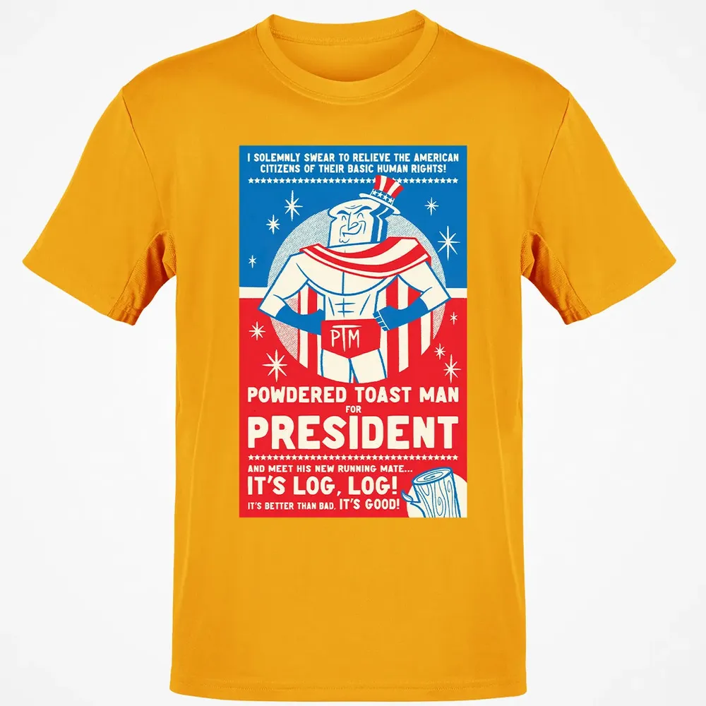 Powdered Toast Man For President Classic Unisex T-Shirt - 5