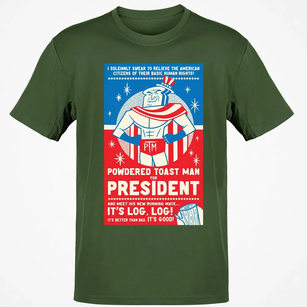Powdered Toast Man For President Classic Unisex T-Shirt - 7