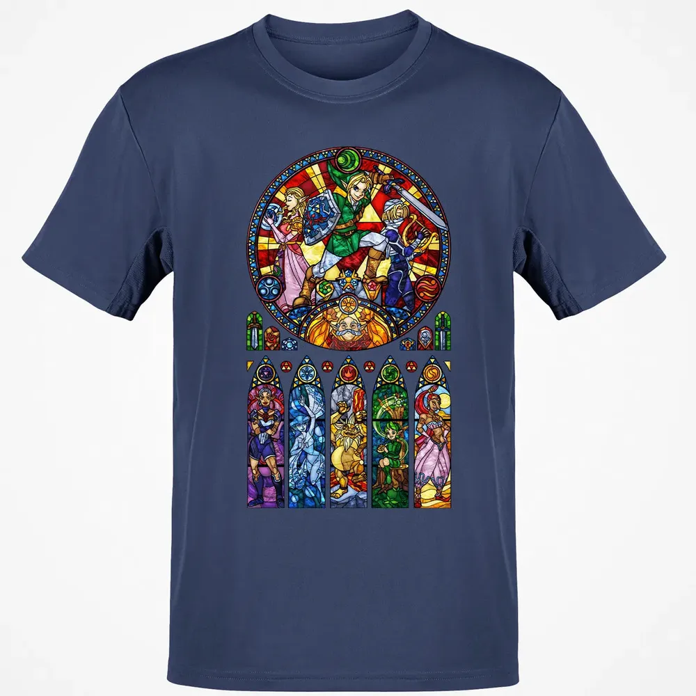 Zelda Stained Glass Classic Unisex T-Shirt - 8
