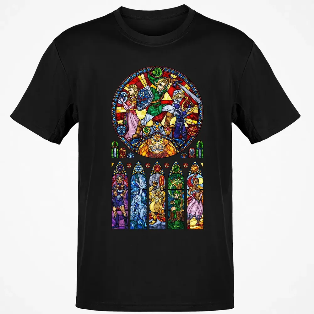 Zelda Stained Glass Classic Unisex T-Shirt - 2