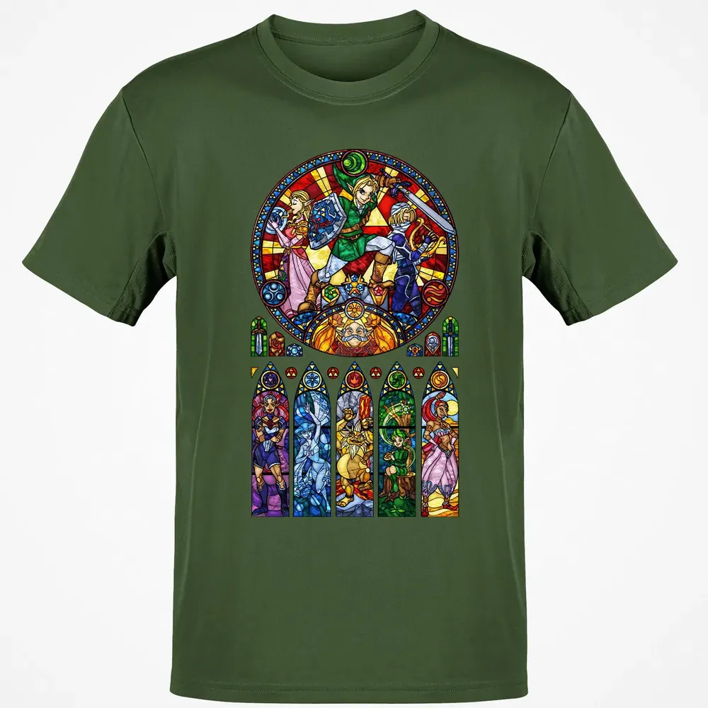 Zelda Stained Glass Classic Unisex T-Shirt - 7