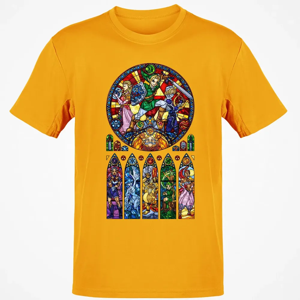 Zelda Stained Glass Classic Unisex T-Shirt - 5
