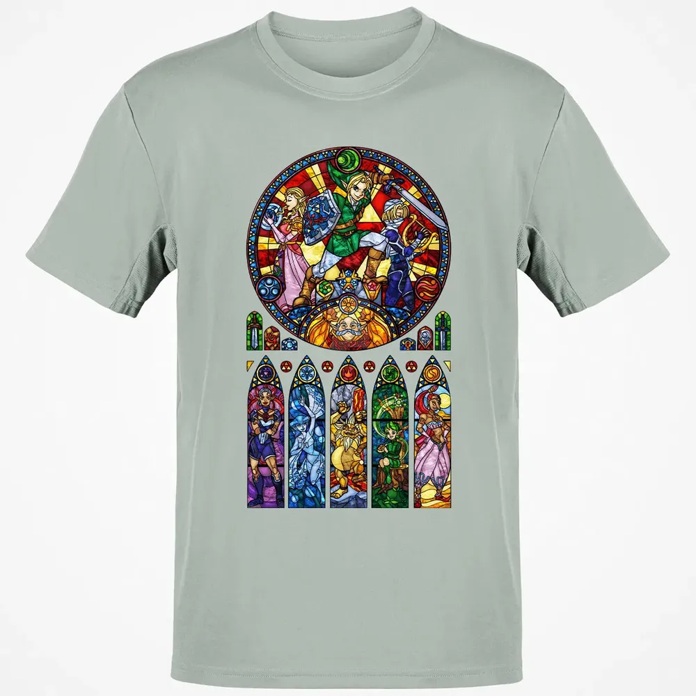 Zelda Stained Glass Classic Unisex T-Shirt - 3