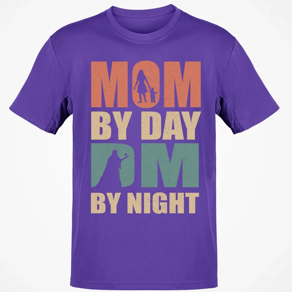 Mom By Day DM By Night DND Classic Unisex T-Shirt - 10